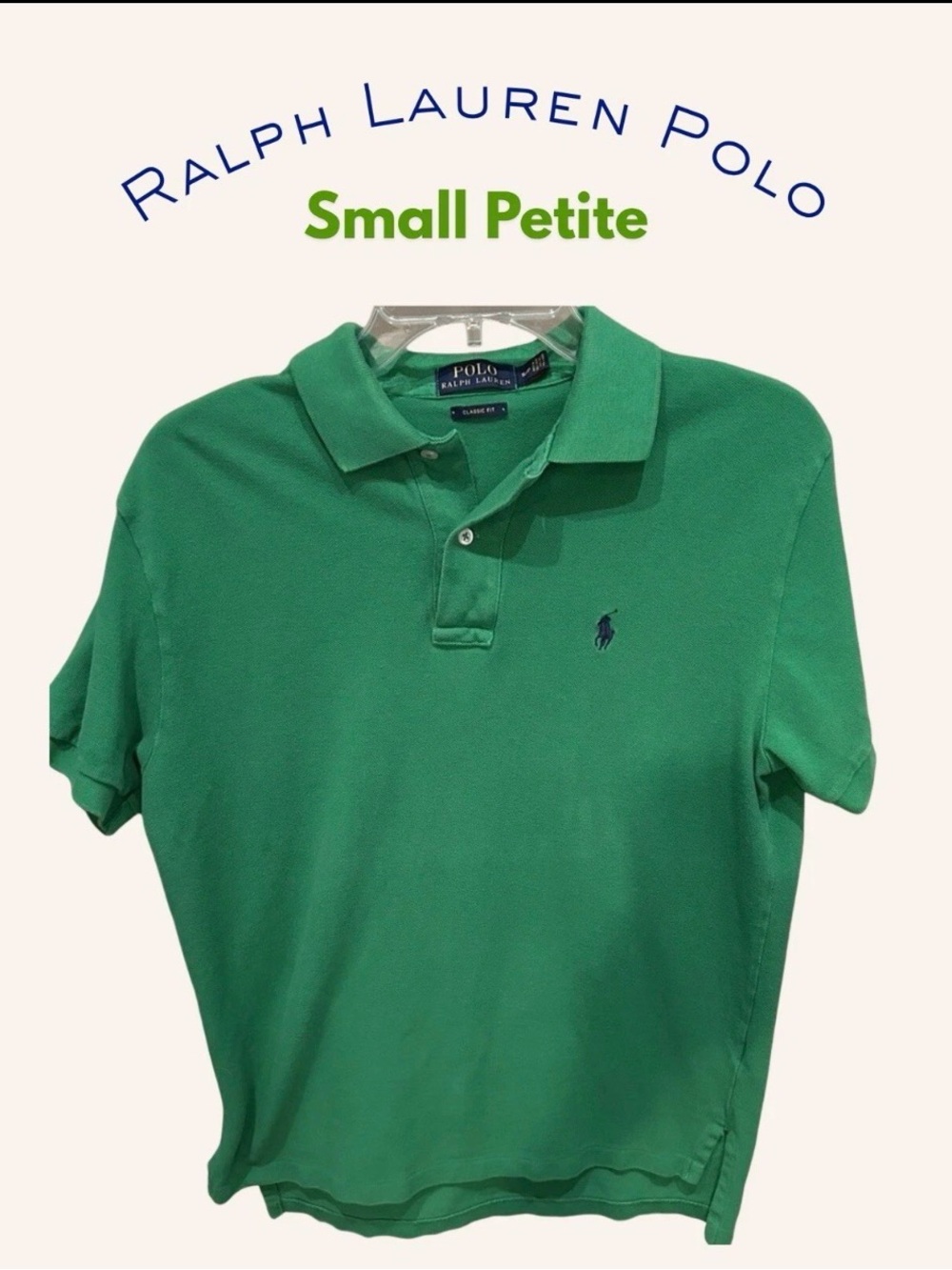 Ralph Lauren Polo Green Women’s SP Classic Fit Cotton